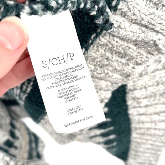 CABI Shetland Fringe Western Boho Drape Oversized Waterfall Cardigan Sweater - Picture 9 of 9